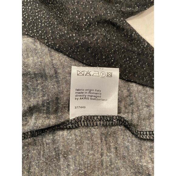 Akris Women's Turtleneck US 10 Cashmere Silk Gray Long Sleeve Luxe Knit Top - Picture 7 of 10